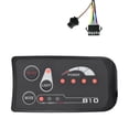 thumbnail image 1 of S810 E-Bike Meter LED Display IP65 36V UART for Electric Bike Electric Bicycle Meter(SM 5+2PIN),1 x Meter,black, 1 of 7