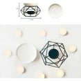 thumbnail image 2 of Warmself White Delicate Romantic Ceramic Tealight Candle Holder Oil Burner Aroma Diffuser Furnace Bird's Nest Stylish Design, 2 of 5