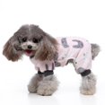 thumbnail image 2 of Ropa para perros Ropa linda para perros Cachorro Rosa Gris Ropa de conejo Niñas Ropa para perros y gatos Ropa para perros (Talla S), 2 of 5