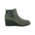 thumbnail image 3 of Dr. Scholl's Shoes Womens Lean In Faux Leather Cushioned Insole Booties, 3 of 3