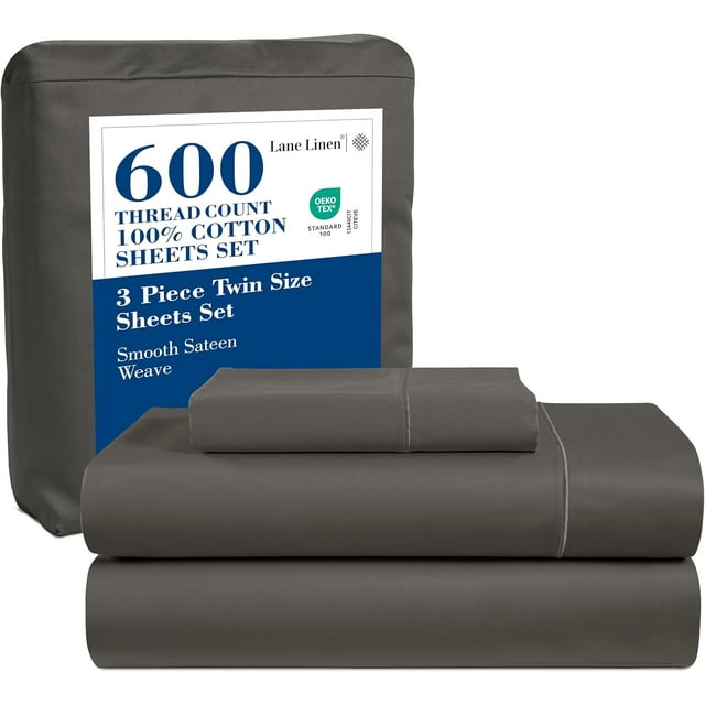 Softest Cotton Sheets Double Sheet Set Pc Set Thread Count Sateen Bedding Deep Pocket Sheets Cooling Sheets Double Size Sheets Breathable Bed Set ()