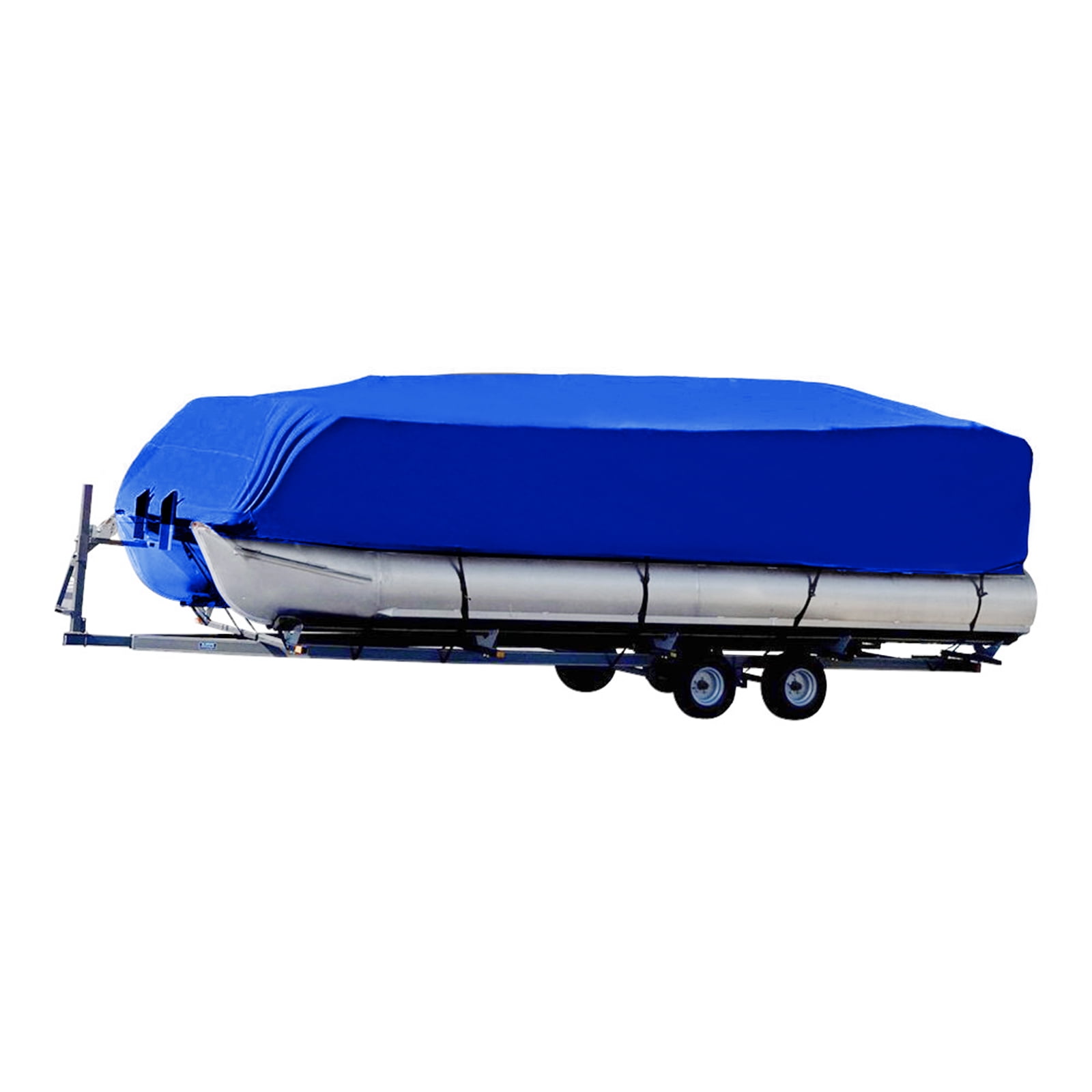 Boat Length 17-20ft, Beam Width up to 96 NEVERLAND Trailerable Pontoon Boat Cover Waterproof Heavy Duty Marine Grade Polyester Canvas Fits Pontoon/Deck Boats 