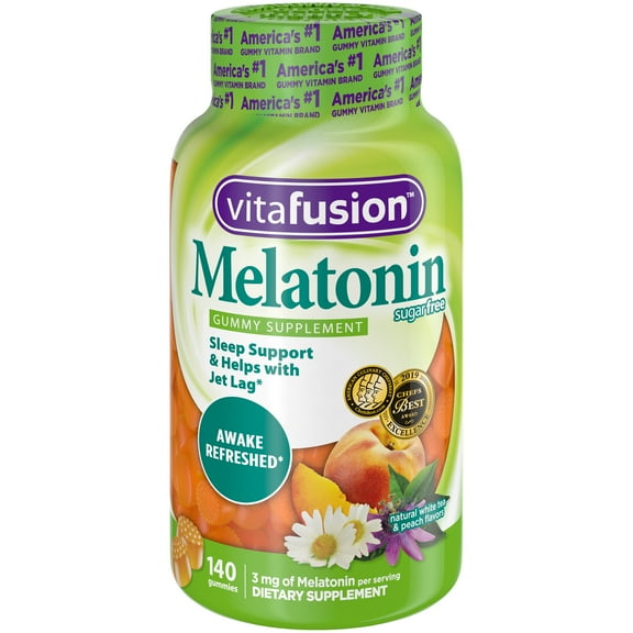 Vitafusion Melatonin Gummy Vitamins, 140 ct gummies