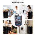 thumbnail image 6 of KLL Underwater Lazy Turtle Laundry Hamper,Large Canvas Fabric Lightweight Storage Basket Toy Organizer Dirty Clothes Collapsible Waterproof, 6 of 6