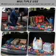 thumbnail image 3 of Qpednta Colorful Flowers Cargo Liner 29"x39" All Weather Trunk Mat, Non-Slip Durable Rear Trunk Protector Universal Fit for Car SUV, 3 of 7