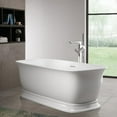 thumbnail image 2 of Royal 59 Inch Acrylic Double Ended Freestanding Tub - No Faucet Drillings, 2 of 2