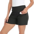 thumbnail image 4 of LRD Womens Golf Shorts 5 Inch Inseam Quick Dry Short with Pockets Charcoal L, 4 of 6