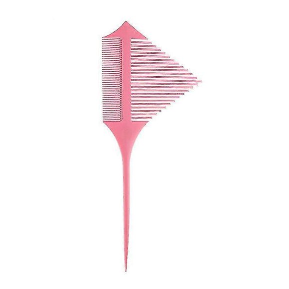 Highlighting Combs Hair Comb Double-sided Tail Comb Diy Hair Dye Hairdressing Anti-static Salon Fashion Tool For Men And Women (pink) - Sjue