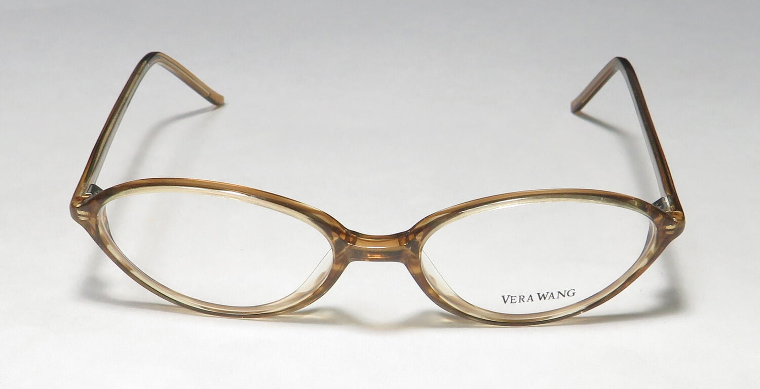 NEW VERA WANG V008 WOMENS/LADIES CAT EYE FULL-RIM TABAC FRAME DEMO LENSES 50-17-140 EYEGLASSES/GLASSES NEW VERA WANG V008 WOMENS/LADIES CAT EYE FULL-RIM TABAC FRAME DEMO LENSES 50-17-140 EYEGLASSES/GLASSES