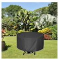 thumbnail image 1 of Cubierta De Muebles De Jardín 210d Cubierta De Muebles De Tela Oxford Cubierta De Mesa De Jardín Impermeable Lona Con Cuerda Y Cierre De Hebilla-redonda-185*110cm. Afortunado Sencillez, 1 of 3