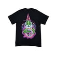 thumbnail image 2 of Mens Black Psychedelic Wizard Crystal Ball Magic Money Short Sleeve T-Shirt S, 2 of 2