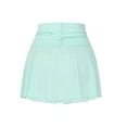 thumbnail image 3 of Sunloudy Women's Sheer Mesh Mini Skirts, High Waist See Through Skater Skirt Beach Cover-ups, 3 of 7