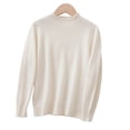 thumbnail image 2 of fatyb Boys Girls Knit Sweater Mock Neck Thermal Pullover Casual Kids Long Sleeve Fall Winter School Tops, 2 of 6