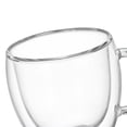 thumbnail image 5 of FNNMNNR Coffee Cup Glass Mugs Transparent Cups 150ml Borosilicate Double-layer Juice Milk Double Layer, 5 of 20
