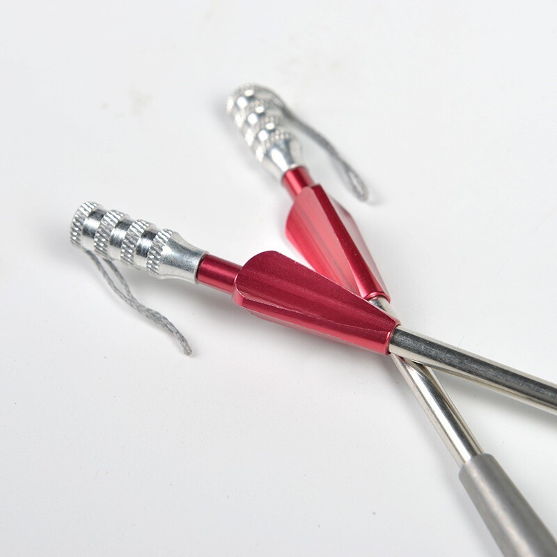 5pcs Stainless Steel Swim Bladder Fishing Arrows Darts Slingshot Shooting Tools