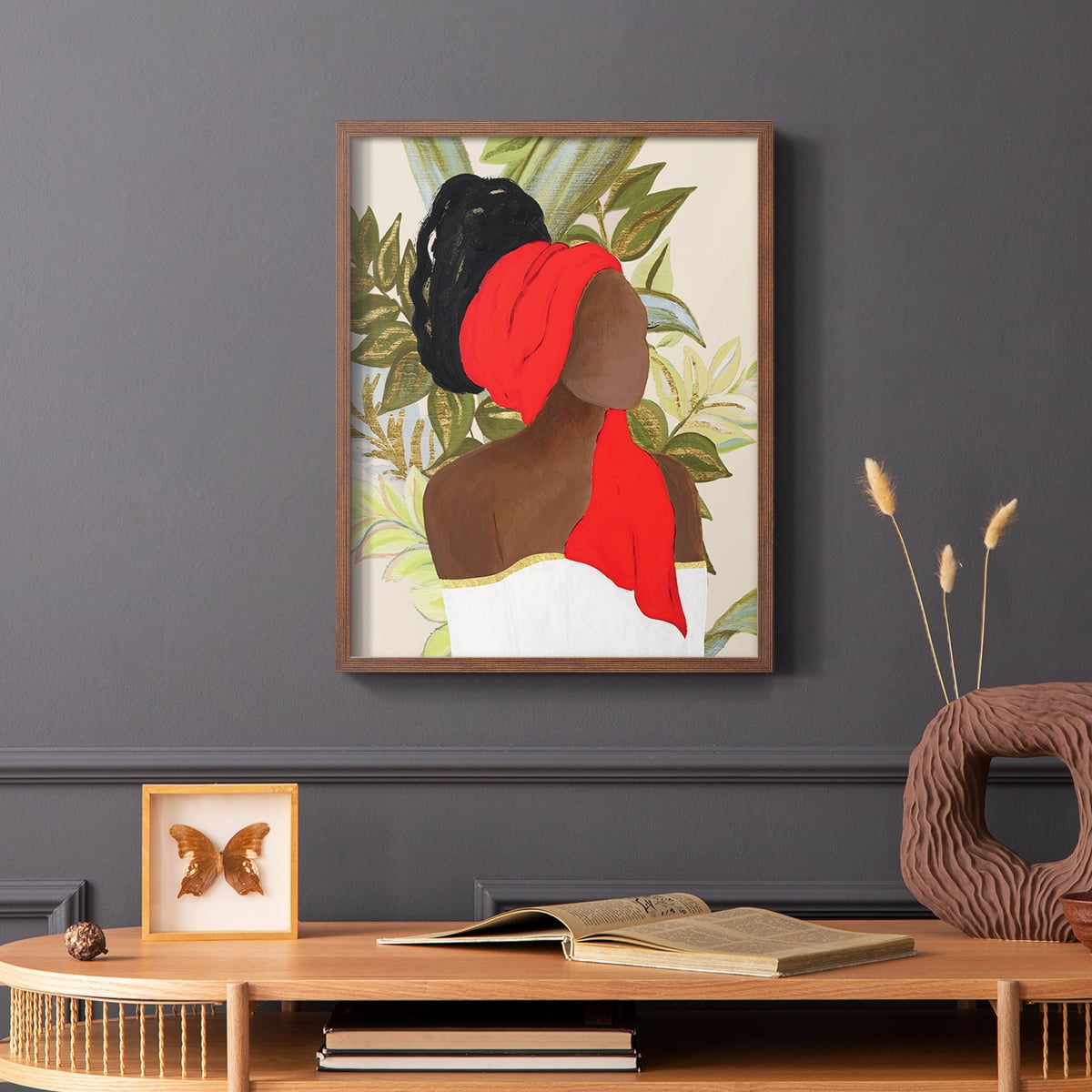 All That Beauty I in Paper Solid Wood 11 x 14 Framed Print