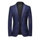 thumbnail image 1 of Chaqueta de traje informal de negocios de otoño para hombre, traje ajustado para hombre, 1 of 6