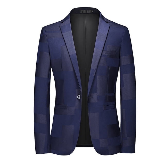 Chaqueta de traje informal de negocios de otoño para hombre, traje ajustado para hombre