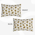thumbnail image 4 of Daiia Hohey Bee Golden2 Bedding Waterproof Pillow Protector Zippered Queen – Bed Bug Proof Pillow Encasement-16"x24", 4 of 9