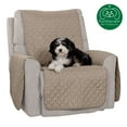 thumbnail image 3 of FurHaven Pet Products Reversible Recliner Furniture Protector - Polka Paw Print, Biscuit, 3 of 9