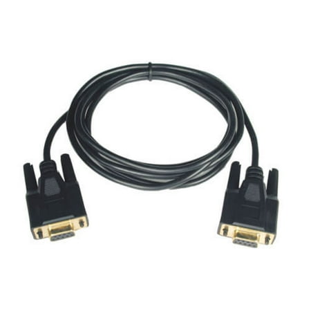 UPC: 0037332013323 | Null Modem Serial DB9 Serial Cable (DB9 F/F) 6-ft.