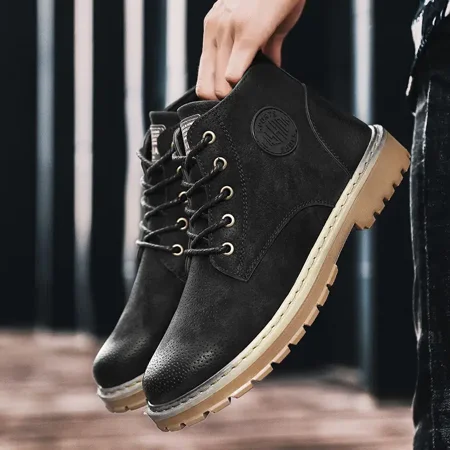 

Men‘s 2022 New Autumn Winter Casual High-top Martin Boots