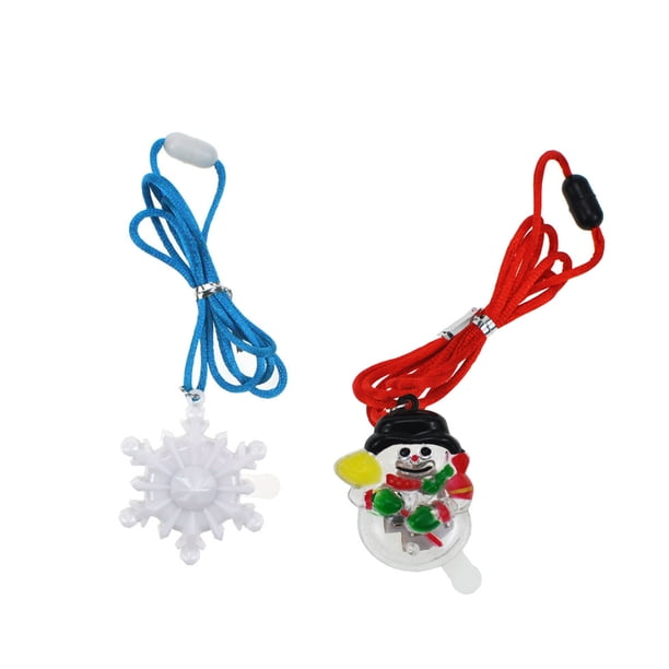 Collares con bombillas navideñas iluminadas, collares festivos, accesorios navideños intermitentes para mujeres, hombres y niños, obsequios para fiestas navideñas, rellenos de calcetines