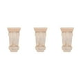 thumbnail image 5 of OUNONA 3pcs European Style Corbel Wooden Corbel Decorative Wood Corbel Carved Corbel Decoration, 5 of 8