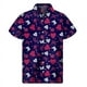 thumbnail image 5 of Camisa hawaiana con estampado 3D de corazones de amor popular para hombres y mujeres, camisas hawaianas de verano, blusas de manga corta con botones y solapa de calle, 5 of 5
