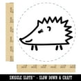 thumbnail image 2 of Happy Hedgehog Doodle Self-Inking Rubber Stamp Ink Stamper - Blue Ink - Large 1-1/2 Inch, 2 of 7