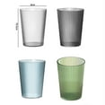 thumbnail image 2 of 4 Pieces Unbreakable Drinking Cups, 12oz/350ml Plastic Drinking Cups Reusable Tumbler Cup, Clear Plastic Reusable Kitchen Cups Set Dishwasher Safe Christmas Cups for Water Juice Milk (4 Colors), 2 of 9