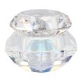 thumbnail image 1 of Frasco de cristal con tapa en forma de diamante, a prueba de fugas, para esmalte de uñas y cosméticos., 1 of 5