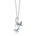 thumbnail image 4 of Fashion Jewelry New Popular Diamond Rhinestone Crystal Butterfly Necklace, 4 of 4