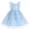 Blue, variant on IBTOM CASTLE Toddler Girl Birthday Butterfly Dress Sequins Flower Girl Dress Tulle Tutu Formal Party Dress, Star Sequins Pageant Wedding Dress 3-4T Pink