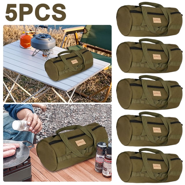 SUNDICK Transporte para Uñas Campaña Bolsas Portátiles Lona Herramientas (Matcha)
