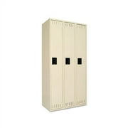 Single Tier Locker Three Units36w x 18d x 72h, Sand