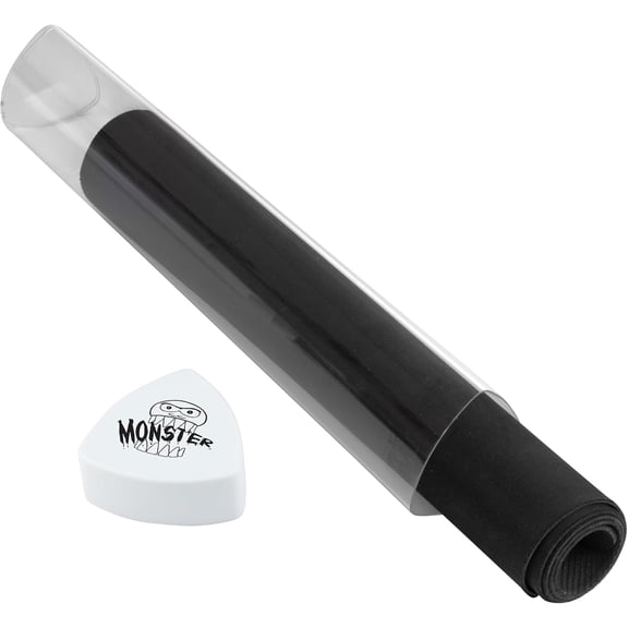Monster Protectors Prism-Shaped Game Mat Tube (White)- Won't Roll Off Surface and Easy in and Out Design