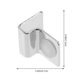 thumbnail image 2 of Milisten 4Pcs Fish Tank Glass Cover Brackets Stainless Support Aquarium Lid Clips Silver, 2 of 6