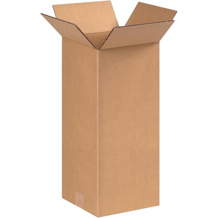 8x8x17 Tall Corrugated Boxes, Tall, 8L x 8W x 17H, Pack of 25 | Shipping, Packaging, Moving, Storage Box for Home or Business, Strong Wholesale Bulk Boxes