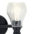 thumbnail image 2 of 45391BK Kichler Lighting Greeier - 2 Light Bath Vanity Approved for Damp Locations - with Transitional inspirations - 10.25 inches tall by 14.25, 2 of 4