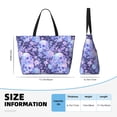 thumbnail image 3 of Rocae flower crystal Skull for Large Women's Waterproof Beach Bag Tote with 7 Pockets Pool Bag for Travel Gym Vacation, 3 of 6