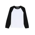 thumbnail image 1 of vdgthytj T-Shirts à Manches Longues pour Tout-Petits Filles Garçons, Col Ras du Cou, Blocs de Couleur, Hauts d'Automne Hiver, T-Shirts Basiques 1-15 Ans, 1 of 5
