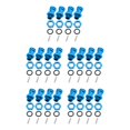 thumbnail image 3 of VONKY 4 Pcs Adaptateur de Moyeu de Roue 17mm Extension Conversion Bleu 31mm 5ensemble, 3 of 6