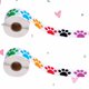 thumbnail image 5 of 3 rollos de etiquetas Pegatinas de huellas de animales lindos Pegatinas de envoltura encantadoras Calcomanías, 5 of 7
