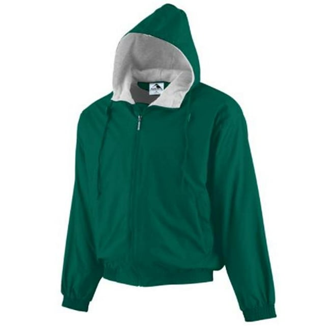 3280A Veste en Molleton Doublée à Capuche et Taffetas&44; Vert Foncé - Moyen
