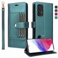 thumbnail image 2 of FOXDOCK Funda tipo Cartera para Samsung Galaxy A33 5G – Cubierta de Cuero PU con Múltiples Ranuras, Bolsillo para Efectivo y Correa de Muñeca, 2 of 6