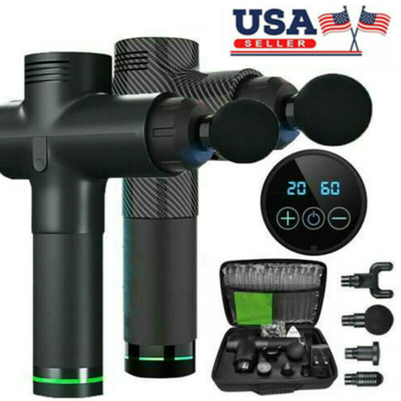 Massage Gun 30 Speed Level Cordless Deep Tissue Percussion Portable