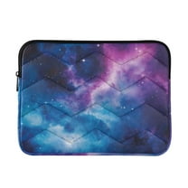 FORMRS 13-13.3 inch Laptop Sleeve Case Soft Carrying Quilted Computer Bag Cover, Galaxy Pattern