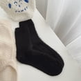 thumbnail image 2 of Cmfcve Warm Thick Fuzzy Socks for Women Winter Thermal Crew Socks Casual Basic Slipper House Socks, 2 of 2