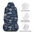 thumbnail image 5 of Fuzoiu Hawaii Palms Print Seat Covers Set, Car Seat Covers Front Seats, Car Seat Protector, Car Seat Cushion, Seat Covers Carseat Cover Universal Fit for Most Cars, 5 of 7